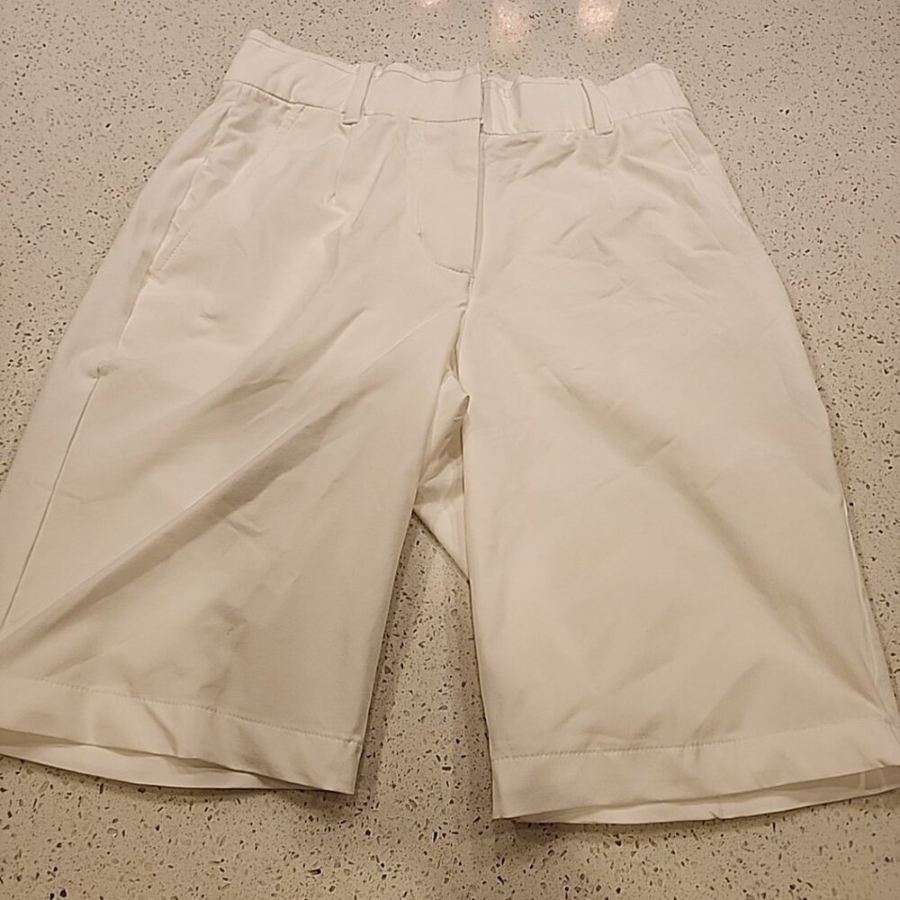 Women's Nike Athletic Shorts XS Small Dri-Fit White